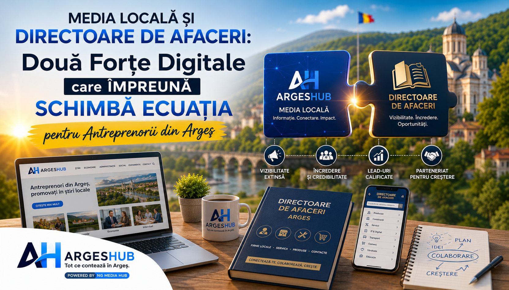 Media Locala si Directoare de Afaceri: Doua Forte Digitale care Impreuna Schimba Ecuatia pentru Antreprenorii din Arges